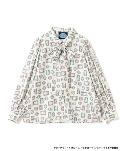 mmts（マミタス）の「【COLLABORATION】ニャイト・オブ・ザ・リビングキャット / ブラウス（シャツ/ブラウス・レディース・オフホワイト/ブラック・ONE SIZE）」の10枚目の写真