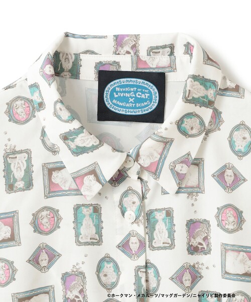 mmts（マミタス）の「【COLLABORATION】ニャイト・オブ・ザ・リビングキャット / ブラウス（シャツ/ブラウス・レディース・オフホワイト/ブラック・ONE SIZE）」の12枚目の写真
