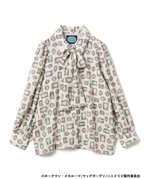 mmts（マミタス）の「【COLLABORATION】ニャイト・オブ・ザ・リビングキャット / ブラウス（シャツ/ブラウス・レディース・オフホワイト/ブラック・ONE SIZE）」の17枚目の写真