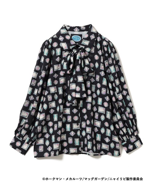 mmts（マミタス）の「【COLLABORATION】ニャイト・オブ・ザ・リビングキャット / ブラウス（シャツ/ブラウス・レディース・オフホワイト/ブラック・ONE SIZE）」の19枚目の写真