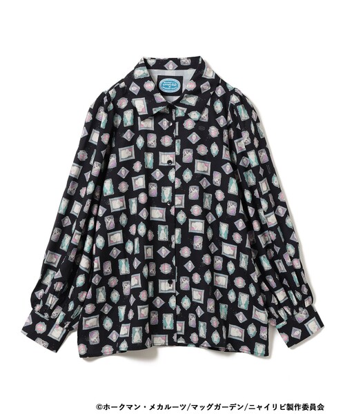 mmts（マミタス）の「【COLLABORATION】ニャイト・オブ・ザ・リビングキャット / ブラウス（シャツ/ブラウス・レディース・オフホワイト/ブラック・ONE SIZE）」の20枚目の写真