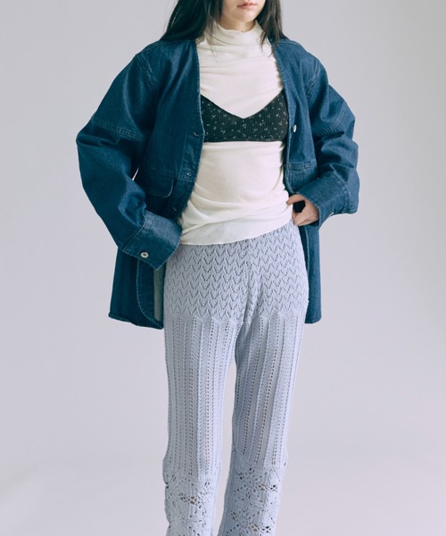 EN NEUME(エンノイム)の「Crochet Knit Pants(その他パンツ・レディース・ブラウン/ブルー/アイボリー・1/0)」の18枚目の写真
