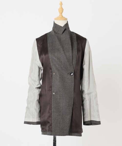JOURNAL STANDARD L'ESSAGE チェックダブルジャケット journal standard L'essage（ジャーナルスタンダードレサージュ