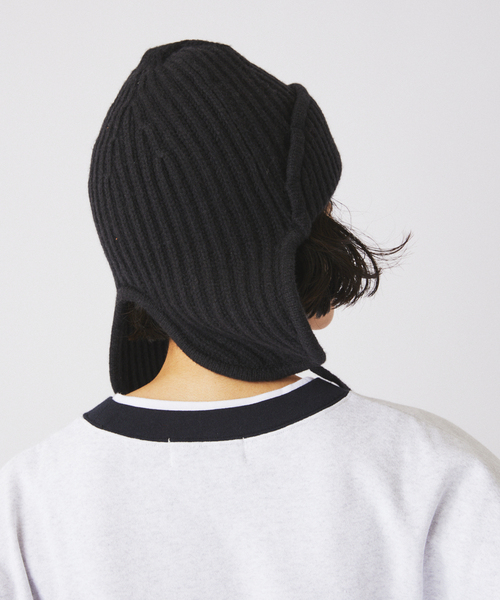 JOURNAL STANDARD relume(ジャーナルスタンダード レリューム)の「ハミルトン ウール ガーター フライトキャップ(キャップ・メンズ・パープル/グレー/ブラック系その他・FREE)」の8枚目の写真