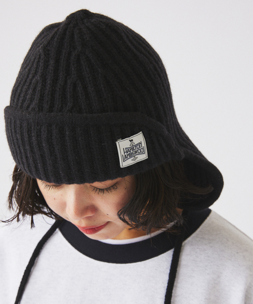 JOURNAL STANDARD relume(ジャーナルスタンダード レリューム)の「ハミルトン ウール ガーター フライトキャップ(キャップ・メンズ・パープル/グレー/ブラック系その他・FREE)」の9枚目の写真