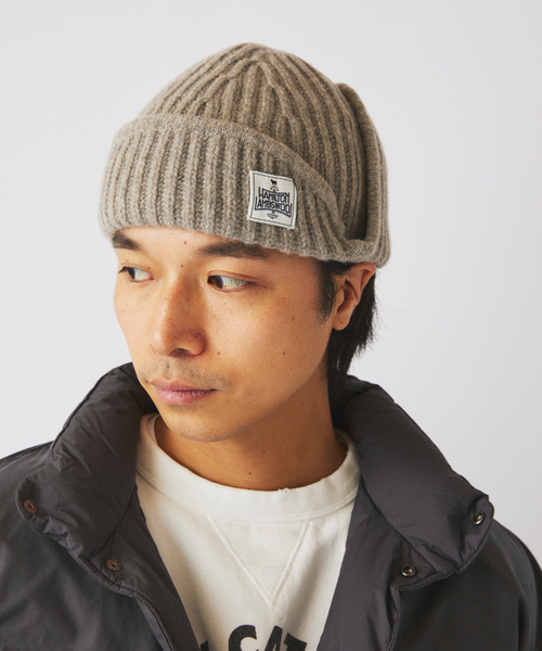 JOURNAL STANDARD relume(ジャーナルスタンダード レリューム)の「ハミルトン ウール ガーター フライトキャップ(キャップ・メンズ・パープル/グレー/ブラック系その他・FREE)」の11枚目の写真