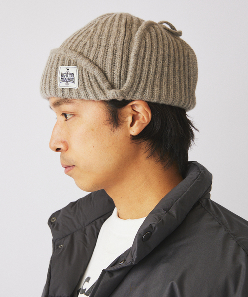 JOURNAL STANDARD relume(ジャーナルスタンダード レリューム)の「ハミルトン ウール ガーター フライトキャップ(キャップ・メンズ・パープル/グレー/ブラック系その他・FREE)」の12枚目の写真