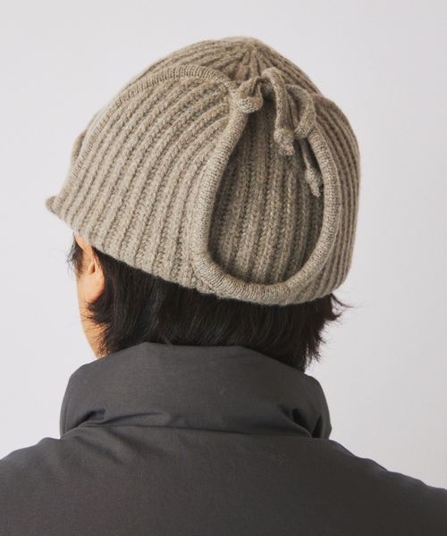 JOURNAL STANDARD relume(ジャーナルスタンダード レリューム)の「ハミルトン ウール ガーター フライトキャップ(キャップ・メンズ・パープル/グレー/ブラック系その他・FREE)」の14枚目の写真