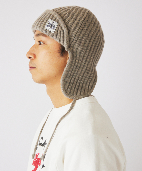 JOURNAL STANDARD relume(ジャーナルスタンダード レリューム)の「ハミルトン ウール ガーター フライトキャップ(キャップ・メンズ・パープル/グレー/ブラック系その他・FREE)」の17枚目の写真