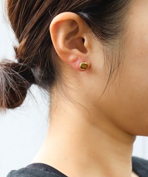 金属アレルギー対応「ieLS」ステンレス　ボタンピアス