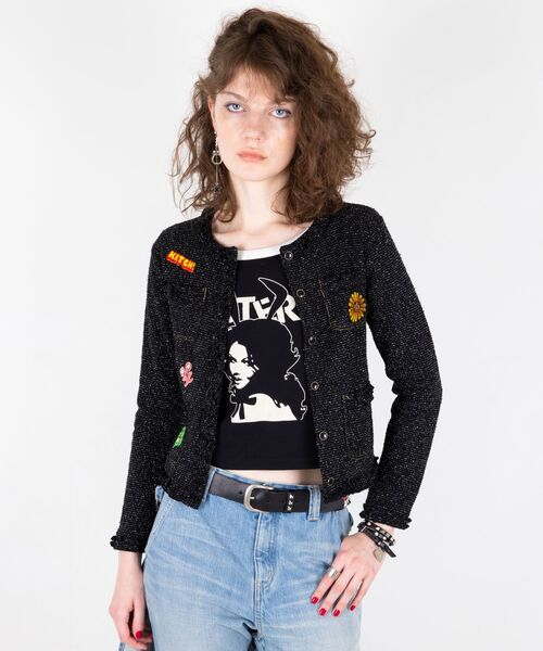 HYSTERIC GLAMOUR（ヒステリックグラマー）の「FLOWER POWER刺繍