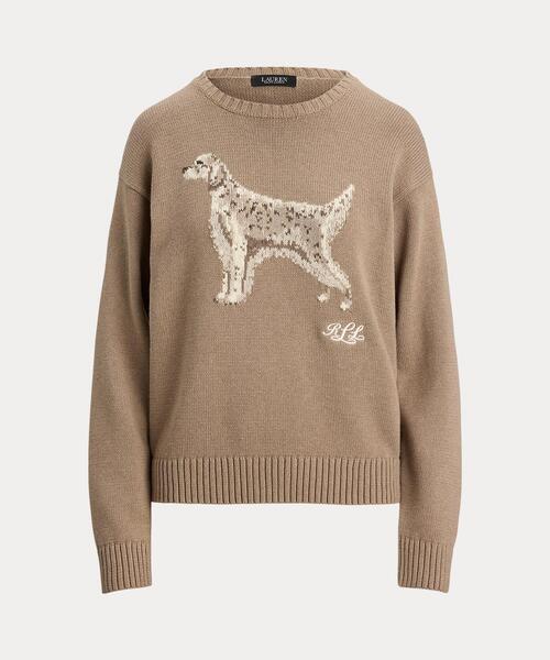 RRL インターシャニット リネンブレンド セーター RRL インターシャニット リネンブレンド セーター LAUREN RALPH