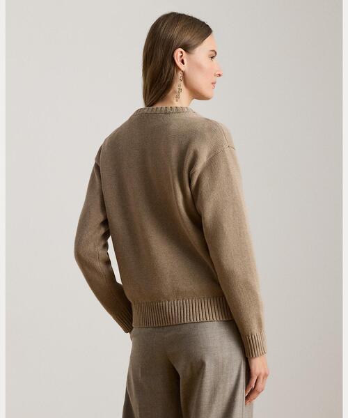 LAUREN RALPH LAUREN(ローレン ラルフ ローレン)の「インターシャニット イングリッシュ セッター セーター(ニット/セーター・レディース・ブラウン・L/M/S/XS/XXS)」の5枚目の写真