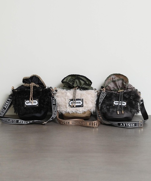 セール】バケツ型ファーBAG（ショルダーバッグ）｜Re Fiina