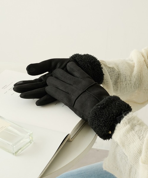 セール】【SETUP7】スマホタッチムートン風手袋 GLR（手袋）｜SETUP7
