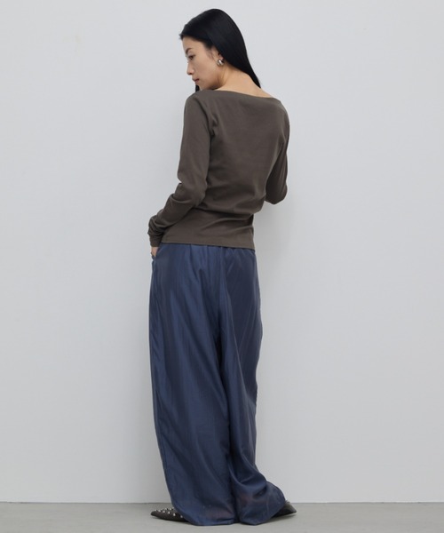 再入荷】2WAYロングスリーブトップス（Tシャツ/カットソー