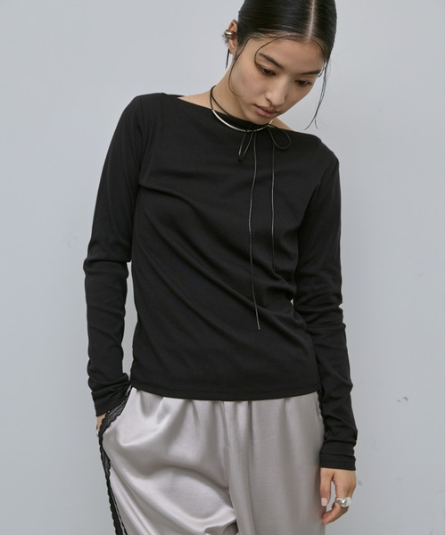 AIC.（エーアイシー）の「【ロングセラー】ボートネックロングスリーブ