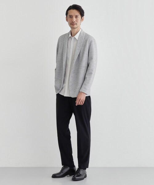 TAKEO KIKUCHI(タケオキクチ)の「【尾州織】ショールカラー カーディガン(カーディガン/ボレロ・メンズ・ネイビー/ライトグレー・01/02/03/04)」の14枚目の写真