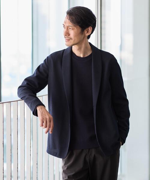 TAKEO KIKUCHI(タケオキクチ)の「【尾州織】ショールカラー カーディガン(カーディガン/ボレロ・メンズ・ネイビー/ライトグレー・01/02/03/04)」の20枚目の写真