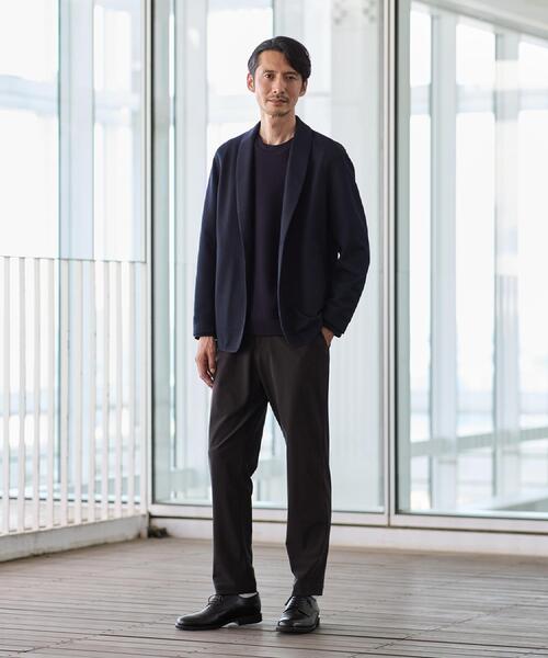 TAKEO KIKUCHI(タケオキクチ)の「【尾州織】ショールカラー カーディガン(カーディガン/ボレロ・メンズ・ネイビー/ライトグレー・01/02/03/04)」の22枚目の写真