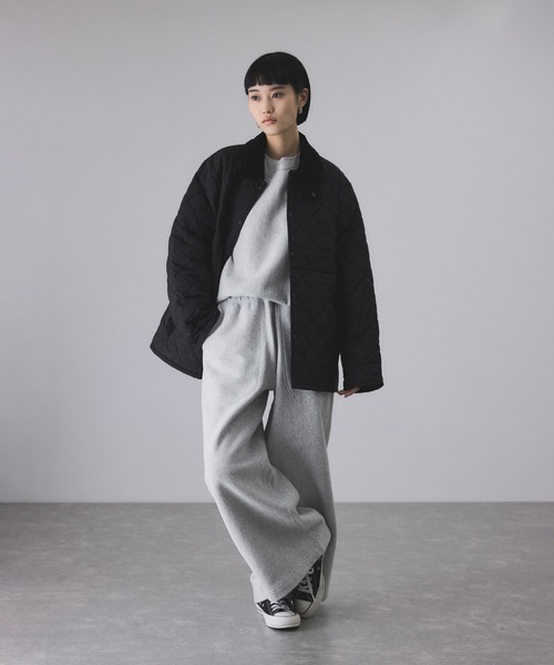 Champion（チャンピオン）の「【Champion for ADAM ET ROPE'】別注 RW SWEAT WIDE PANTS（その他パンツ・レディース・ブラック/オフホワイト/グレー・M/S）」の7枚目の写真