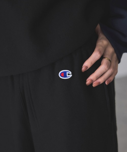 Champion（チャンピオン）の「【Champion for ADAM ET ROPE'】別注 RW SWEAT WIDE PANTS（その他パンツ・レディース・ブラック/オフホワイト/グレー・M/S）」の11枚目の写真