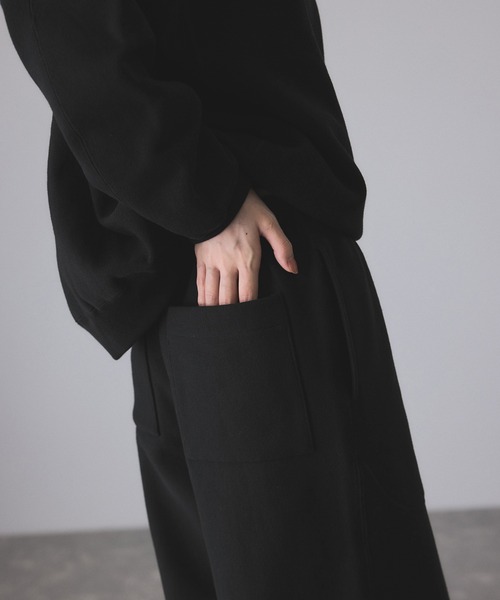 Champion（チャンピオン）の「【Champion for ADAM ET ROPE'】別注 RW SWEAT WIDE PANTS（その他パンツ・レディース・ブラック/オフホワイト/グレー・M/S）」の12枚目の写真