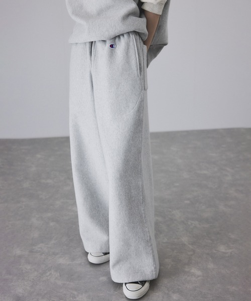 Champion（チャンピオン）の「【Champion for ADAM ET ROPE'】別注 RW SWEAT WIDE PANTS（その他パンツ・レディース・ブラック/オフホワイト/グレー・M/S）」の15枚目の写真