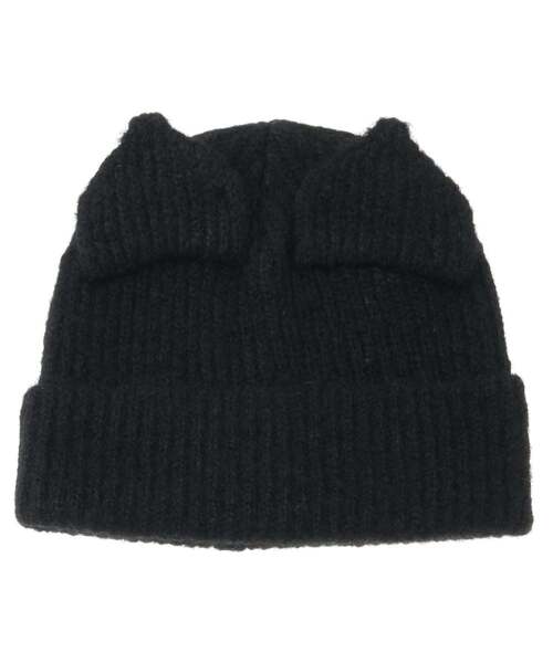 CONVERSE TOKYO（コンバーストウキョウ）の「CAT EAR KNIT CAP（ニットキャップ/ビーニー・レディース・ブラック/グレー/ホワイト/ピンク・FREE）」の2枚目の写真