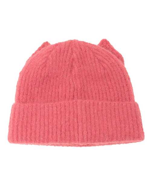 CONVERSE TOKYO（コンバーストウキョウ）の「CAT EAR KNIT CAP（ニットキャップ/ビーニー・レディース・ブラック/グレー/ホワイト/ピンク・FREE）」の5枚目の写真