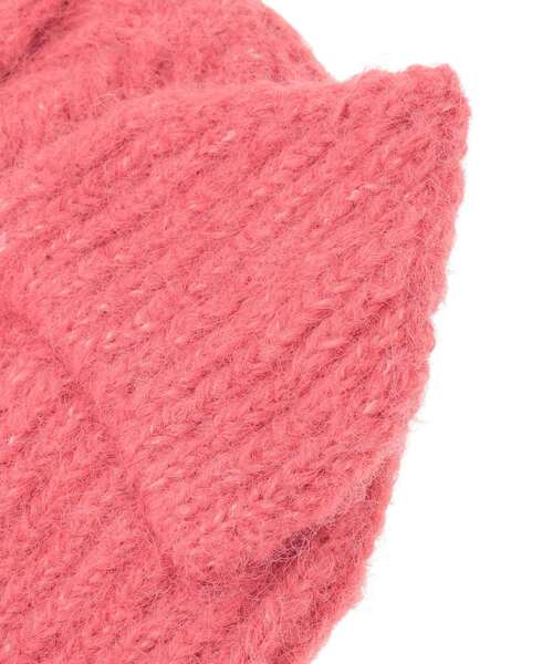 CONVERSE TOKYO（コンバーストウキョウ）の「CAT EAR KNIT CAP（ニットキャップ/ビーニー・レディース・ブラック/グレー/ホワイト/ピンク・FREE）」の6枚目の写真