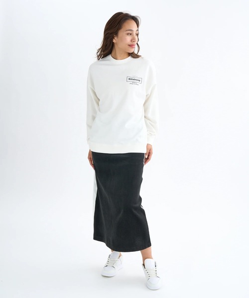 BILLABONG(ビラボン)の「BILLABONG レディース WOVEN LONG スカート 【2025年秋冬モデル】/ビラボンウエストゴムサイドラインロングスカート(スカート・レディース・ブラック/ブラウン系その他・MEDIUM)」の5枚目の写真