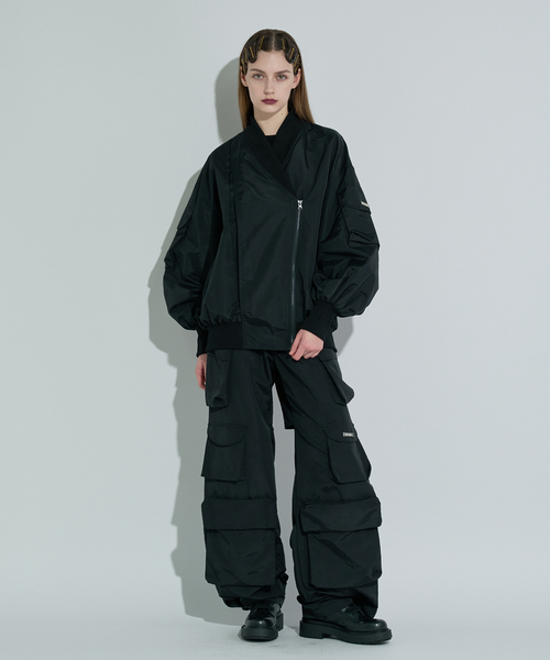 ANNA SUI NYC（アナ スイ エヌ ワイ シー）の「ANNA SUI NYC / アナスイエヌワイシー マットオーバージャンパー（ブルゾン・レディース・ブラウン/ブラック・FREE）」の9枚目の写真