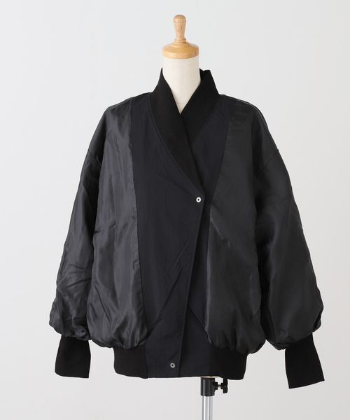 ANNA SUI NYC（アナ スイ エヌ ワイ シー）の「ANNA SUI NYC / アナスイエヌワイシー マットオーバージャンパー（ブルゾン・レディース・ブラウン/ブラック・FREE）」の13枚目の写真