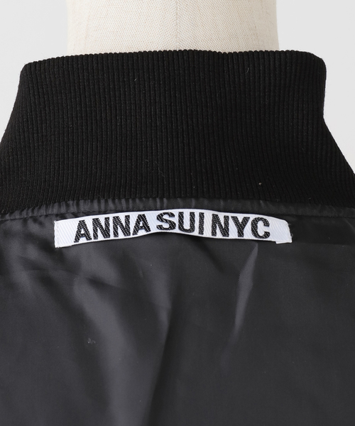 ANNA SUI NYC（アナ スイ エヌ ワイ シー）の「ANNA SUI NYC / アナスイエヌワイシー マットオーバージャンパー（ブルゾン・レディース・ブラウン/ブラック・FREE）」の10枚目の写真
