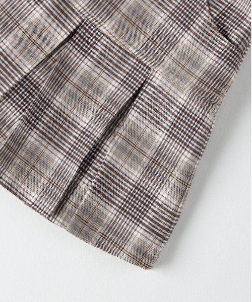 Right-on（ライトオン）の「【VIVIAN BLUE】ボックスプリーツスカート（ウエストゴム）（スカート・キッズ・ブラック/ベージュ・130/140）」の5枚目の写真