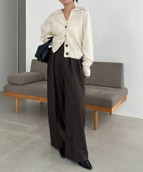 WOOL100ミンクタッチカーディガン（カーディガン/ボレロ）｜CAPRICIEUX