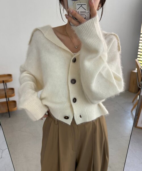 WOOL100ミンクタッチカーディガン（カーディガン/ボレロ）｜CAPRICIEUX