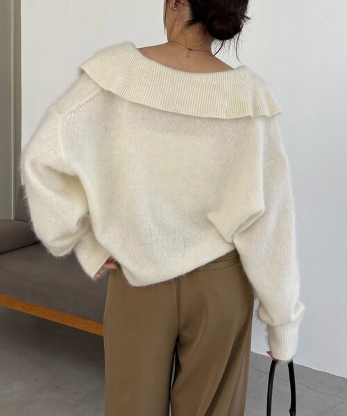 WOOL100ミンクタッチカーディガン（カーディガン/ボレロ）｜CAPRICIEUX