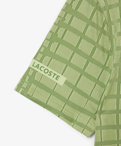 LACOSTE(ラコステ)の「『ダニール・メドベージェフ』オールオーバーラケットプリントドライポロシャツ(ポロシャツ・メンズ・オフホワイト/ネイビー/グリーン・3/4/5)」の15枚目の写真