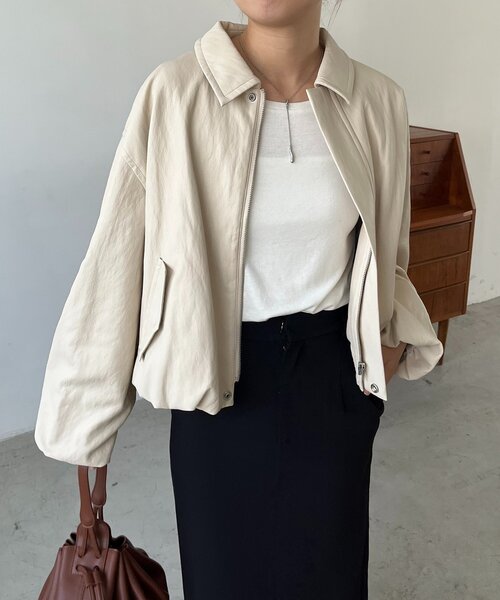 即購入OK ！カプリシュレマージュ　バルーンレザージャケット 即購入OK ！カプリシュレマージュ バルーンレザージャケット 即購入OK