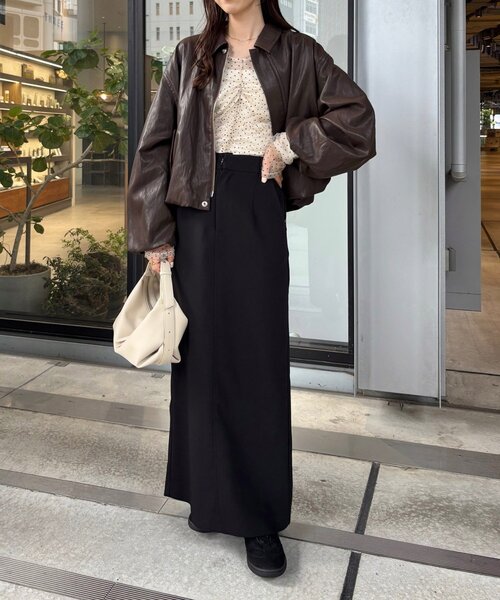 即購入OK ！カプリシュレマージュ　バルーンレザージャケット 即購入OK ！カプリシュレマージュ バルーンレザージャケット