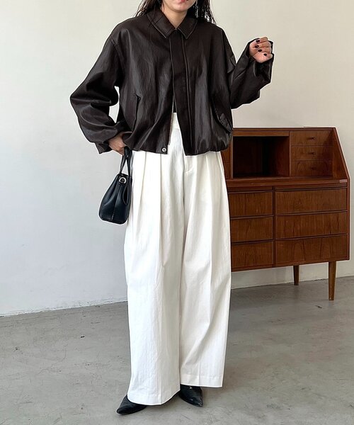 即購入OK ！カプリシュレマージュ　バルーンレザージャケット 即購入OK ！カプリシュレマージュ バルーンレザージャケット