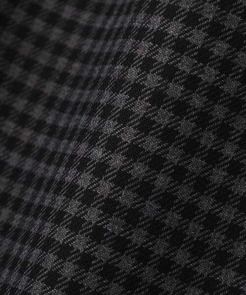 human woman（ヒューマンウーマン）の「◆先染めチェックタックセミワイドパンツ（その他パンツ・レディース・チャコールグレー/グリーン系その他4・MEDIUM/SMALL/LARGE）」の15枚目の写真