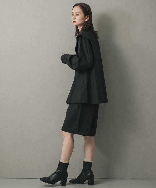 SENSE OF PLACE by URBAN RESEARCH（センスオブプレイスバイアーバンリサーチ）の「ビッグカラーカフスプリーツブラウス（シャツ/ブラウス・レディース・オフホワイト/ブラック/ライトブルー・ONE）」の16枚目の写真