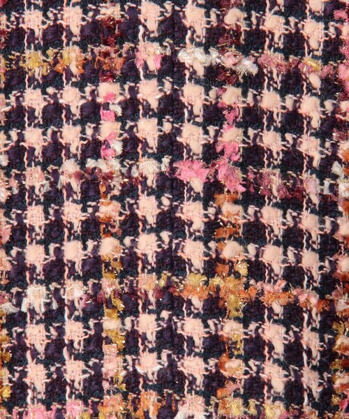 BALLSEY(ボールジィ)の「フィルムヤーンツイード コクーンコート(ノーカラーコート・レディース・ピンク系その他2・36)」の11枚目の写真