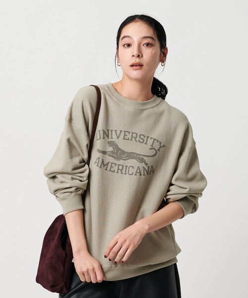 AMERICANA ロゴSWEAT Americana＞ロゴスウェット プルオーバー（スウェット