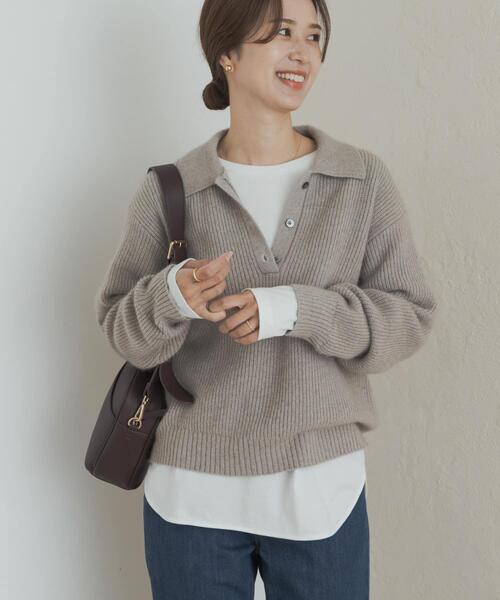 URBAN RESEARCH DOORS（アーバンリサーチドアーズ）の「コットンラウンドヘムカットソー（Tシャツ/カットソー・レディース・オフホワイト/ホワイト系その他・SMALL/MEDIUM）」の7枚目の写真