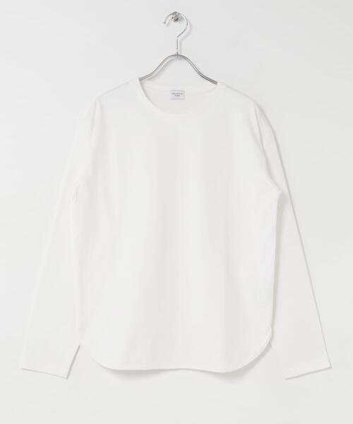 URBAN RESEARCH DOORS（アーバンリサーチドアーズ）の「コットンラウンドヘムカットソー（Tシャツ/カットソー・レディース・オフホワイト/ホワイト系その他・SMALL/MEDIUM）」の9枚目の写真