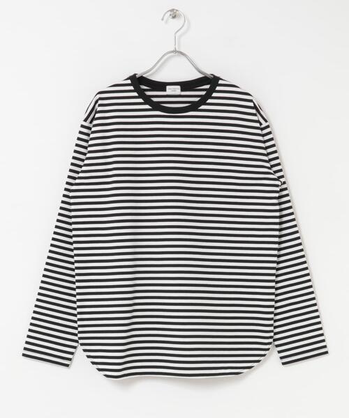 URBAN RESEARCH DOORS（アーバンリサーチドアーズ）の「コットンラウンドヘムカットソー（Tシャツ/カットソー・レディース・オフホワイト/ホワイト系その他・SMALL/MEDIUM）」の17枚目の写真